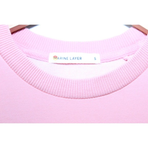 Marine Layer Cassidy Sweatshirt Dress Vintage Peach Pockets Women's Small H14104 - Picture 6 of 12